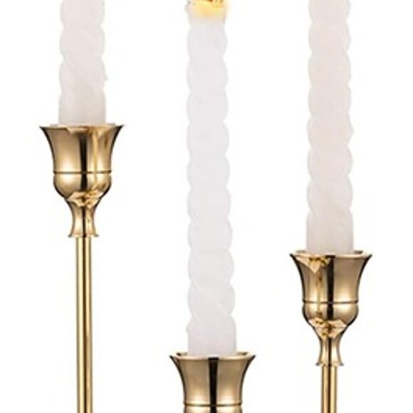 NEW  Set of 3 Candlestick Holders Taper Candle Holders, Candle Stick Hol… - Picture 9 of 10